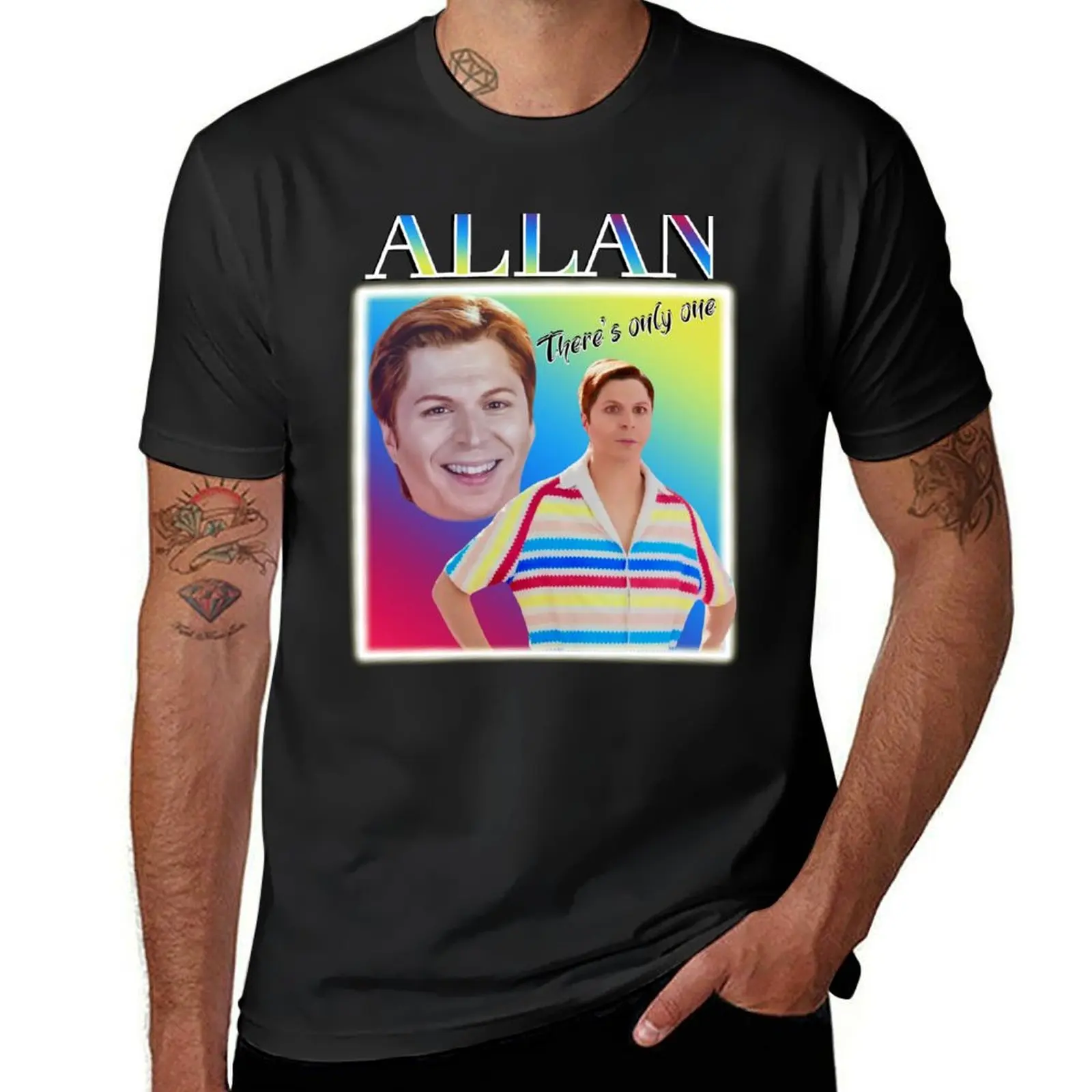 

There’s only one Allan retro T-shirt T-Shirt vintage blanks aesthetic clothes animal prinfor boys mens funny t shirts