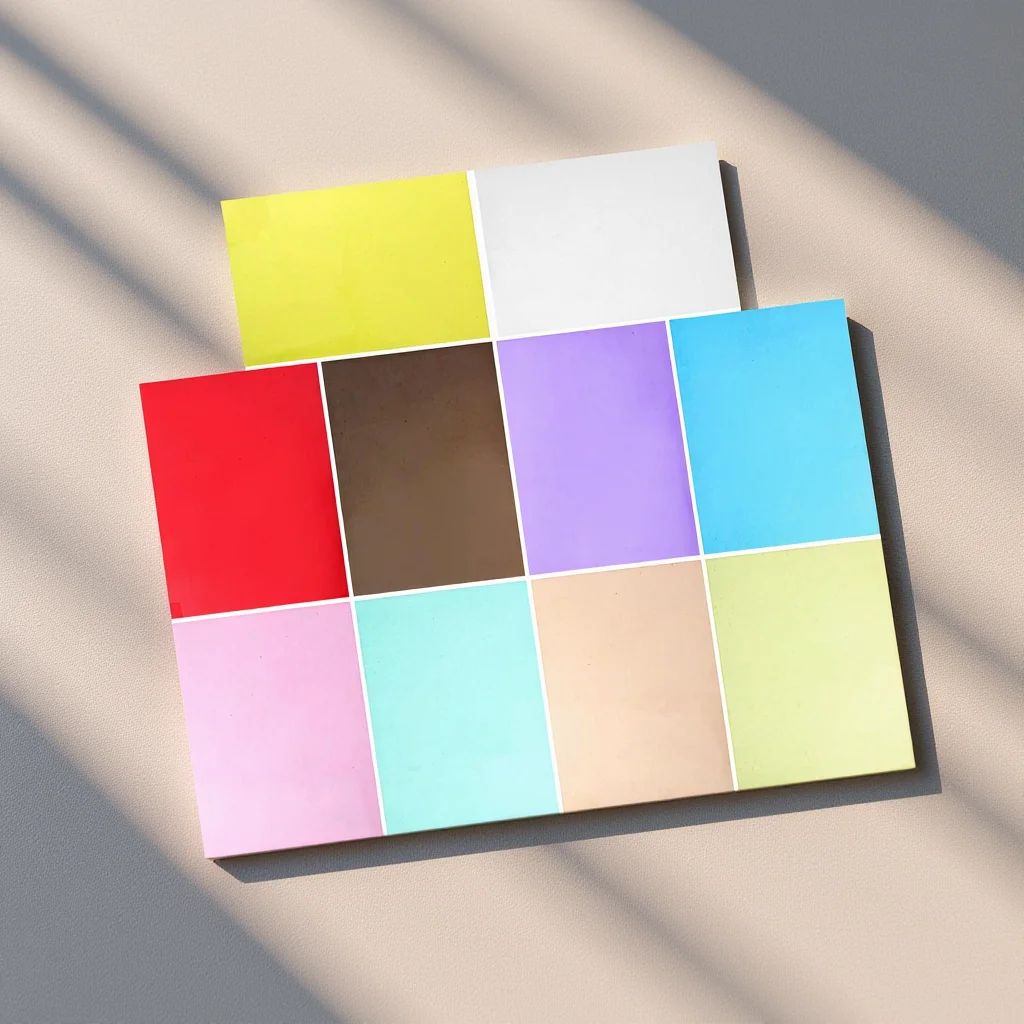 10 قطعة A4 بولي كلوريد الفينيل السيلوفان صفائح ملونة شفافة لتقوم بها بنفسك مرشح الضوء الحرفية التفاف A4 السيلوفان نافذة التلوين فيلم للسيارة