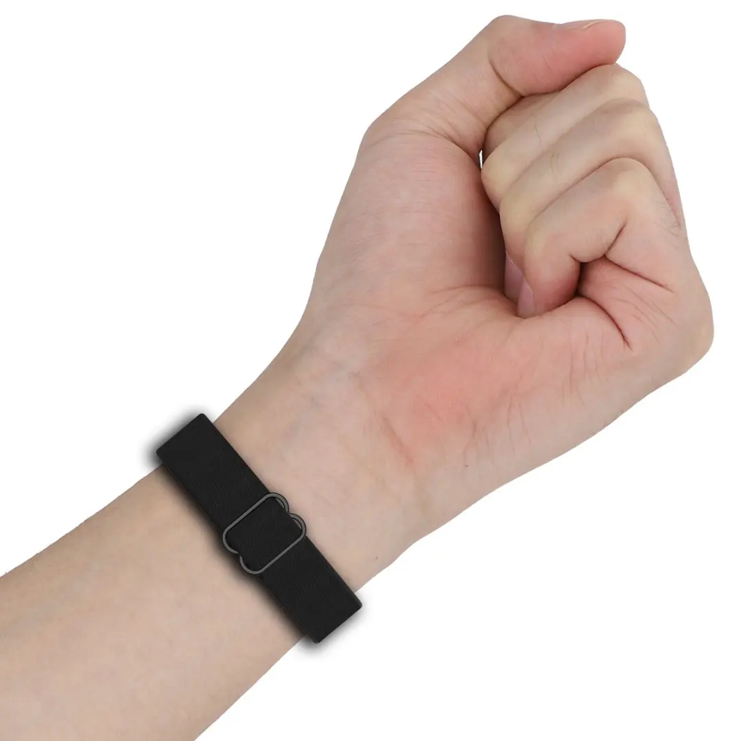 Ремешок для резинки для волос подходит для Huawei Band 8 9 10, NFC, эластичный нейлоновый браслет Solo Loop, аксессуары для умных часов