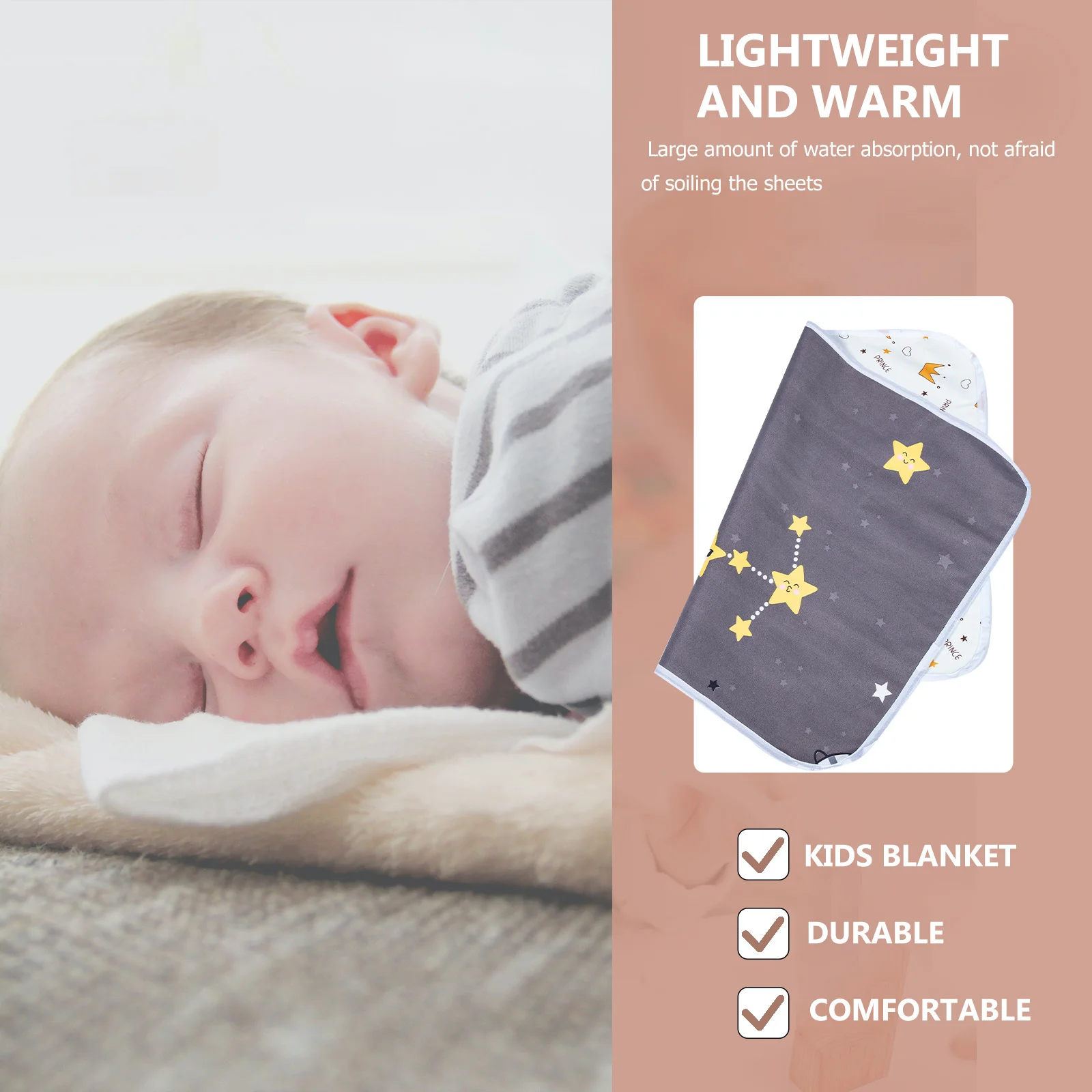 

Детский подгузник для пеленания, дышащий хлопковый водонепроницаемый мягкий матрас, домашний коврик для путешествий, детский коврик для кровати