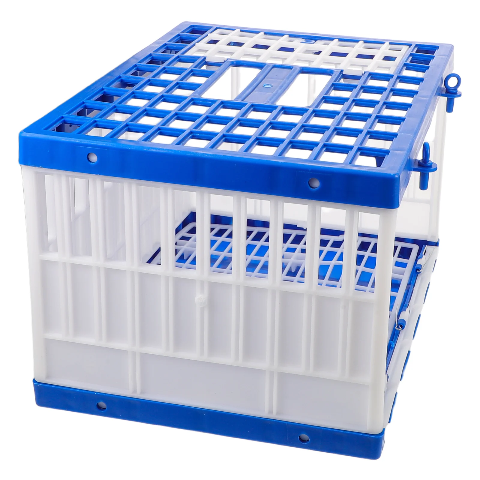 

15.64X11.71X9.82In Foldable Pigeon Crate For Training Transport Ventilated Plastic Pigeon Basket Lightweight Portable Bird
