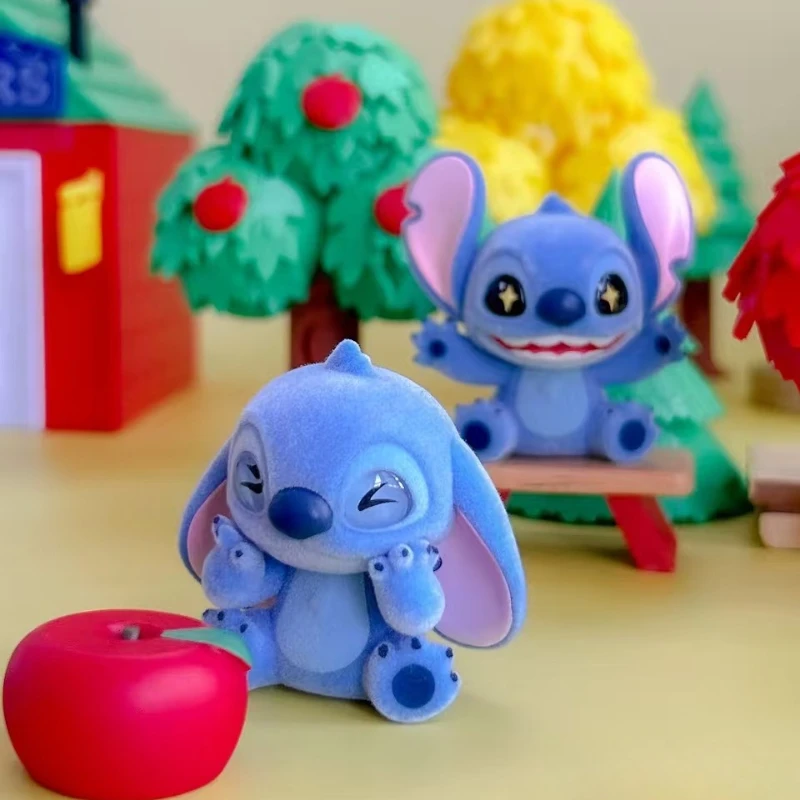 Anime Offizielle Authentizität Stich MINI Samt Serie Blind Box Tabletop Ornamente Blind Tasche Überraschung Box Peripherie Puppe Spielzeug