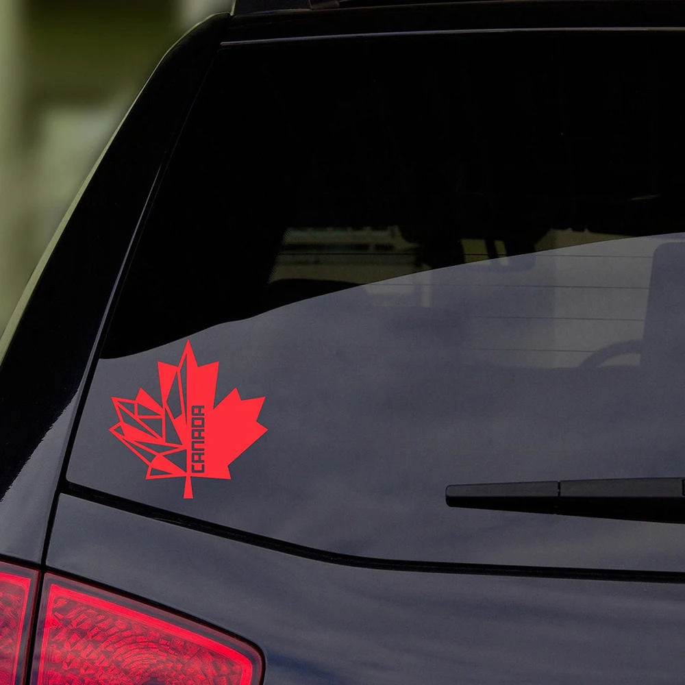 

Canada Maple Leaf Car Windows Stickers and Decals Die Cut Vinyl Bumper Decoration Accessories