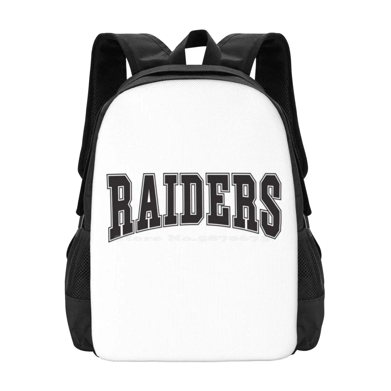 Raiders Hot Sale Schoolbag Backpack Fashion Bags Raiders Pride School Spirit Collegiate College University Tailgate Laptop