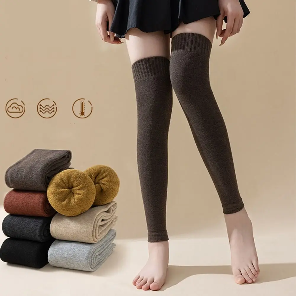 

Sweet Keep Warm Knee Protector Long Socks Thickened Women Leg Warmers Arm Sleeves Thigh Knitted Foot Cover Winter