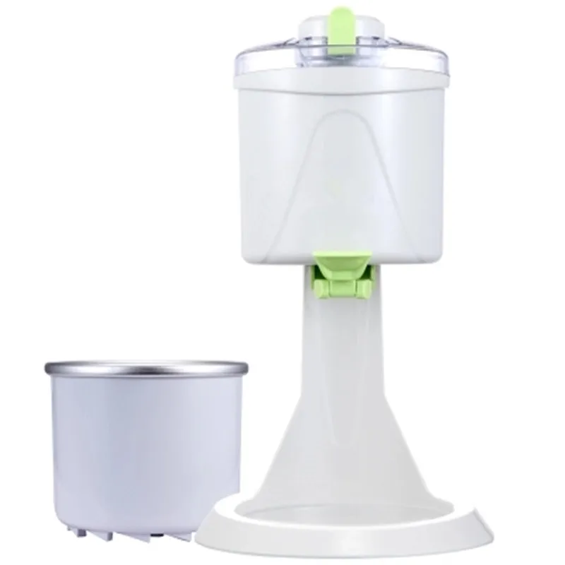 Gran oferta, Mini máquina de helado automática de gran capacidad de 1L, máquina de helado casera para niños, herramienta de fabricación rápida de 10 minutos