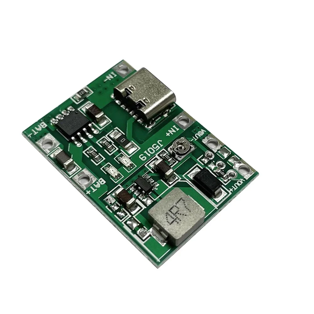 Type-C Micro USB Lithium Li-ion 18650 3.7V 4.2V Battery Charger Board DC-DC Step Up Boost Module Battery Charging Step-Up Board