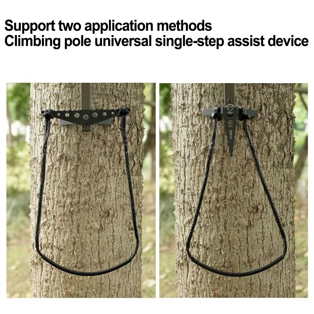 

Одноступенчатый Aider для скалолазания для охоты. Одношаговый Aider для плетеной подставки для дерева. Ступенька, тянущая сосну, ручная работа.