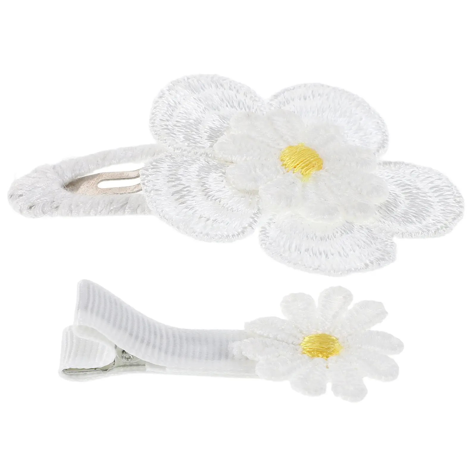 

2Pcs Daisy Hair Clips for Women Beach Style Sunflower Edge Accessories Fresh Decorative Flower Hair Pins for Girls