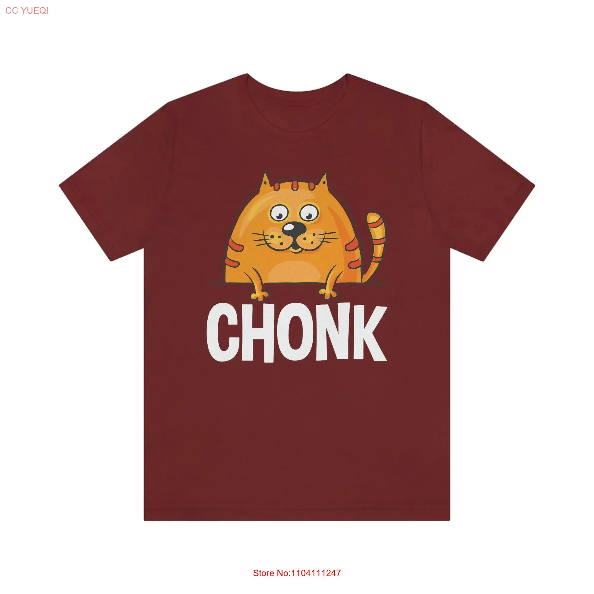 Chonk Jersey  T Shirt long or short sleeves