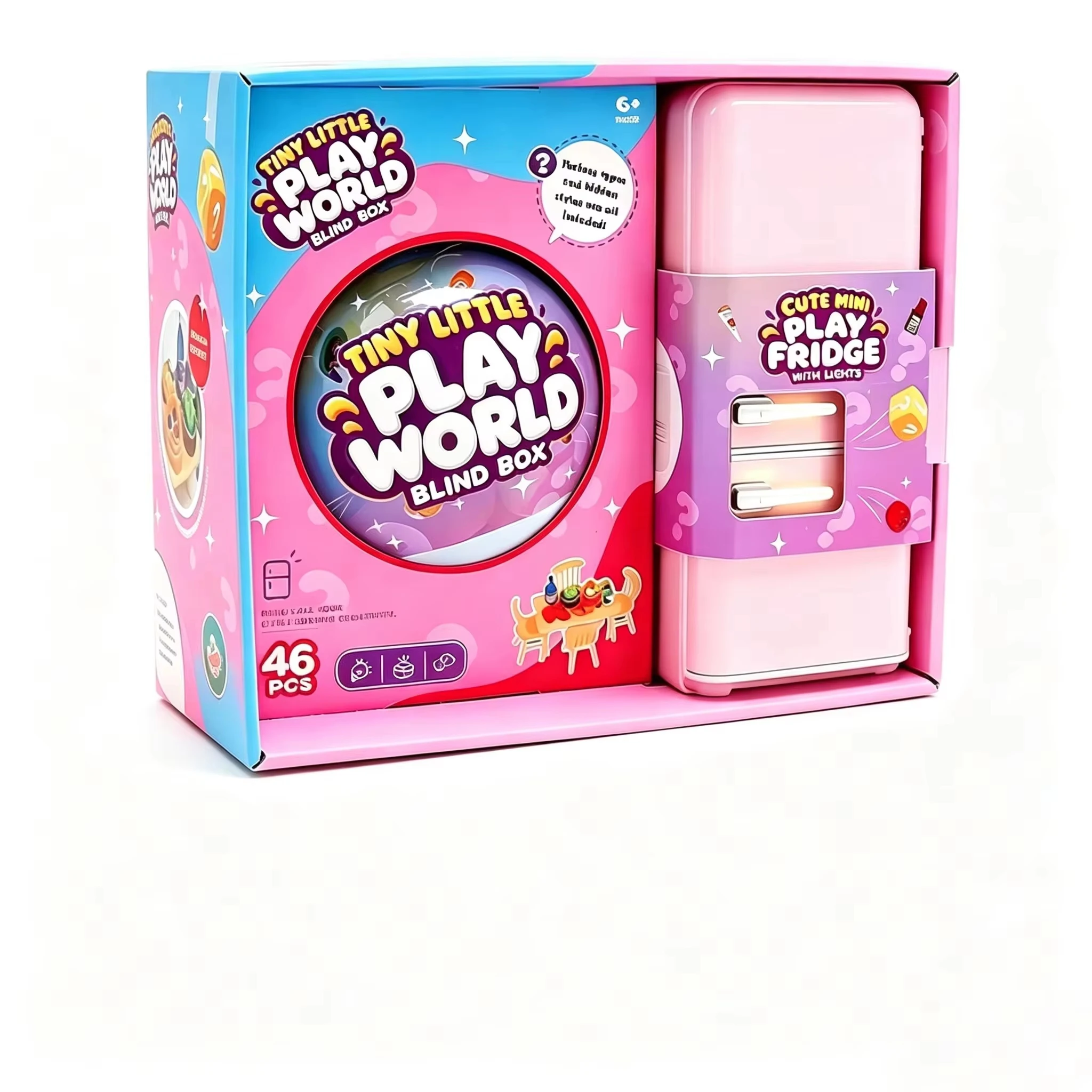 Mini-Set World Ball Series Kühlschrank-Deko Gaming-Haus Geburtstagsgeschenk Squishy Sammlerstück Überraschungsbox Dekorative Mini-Kühlschrank-Deko – Detail 14