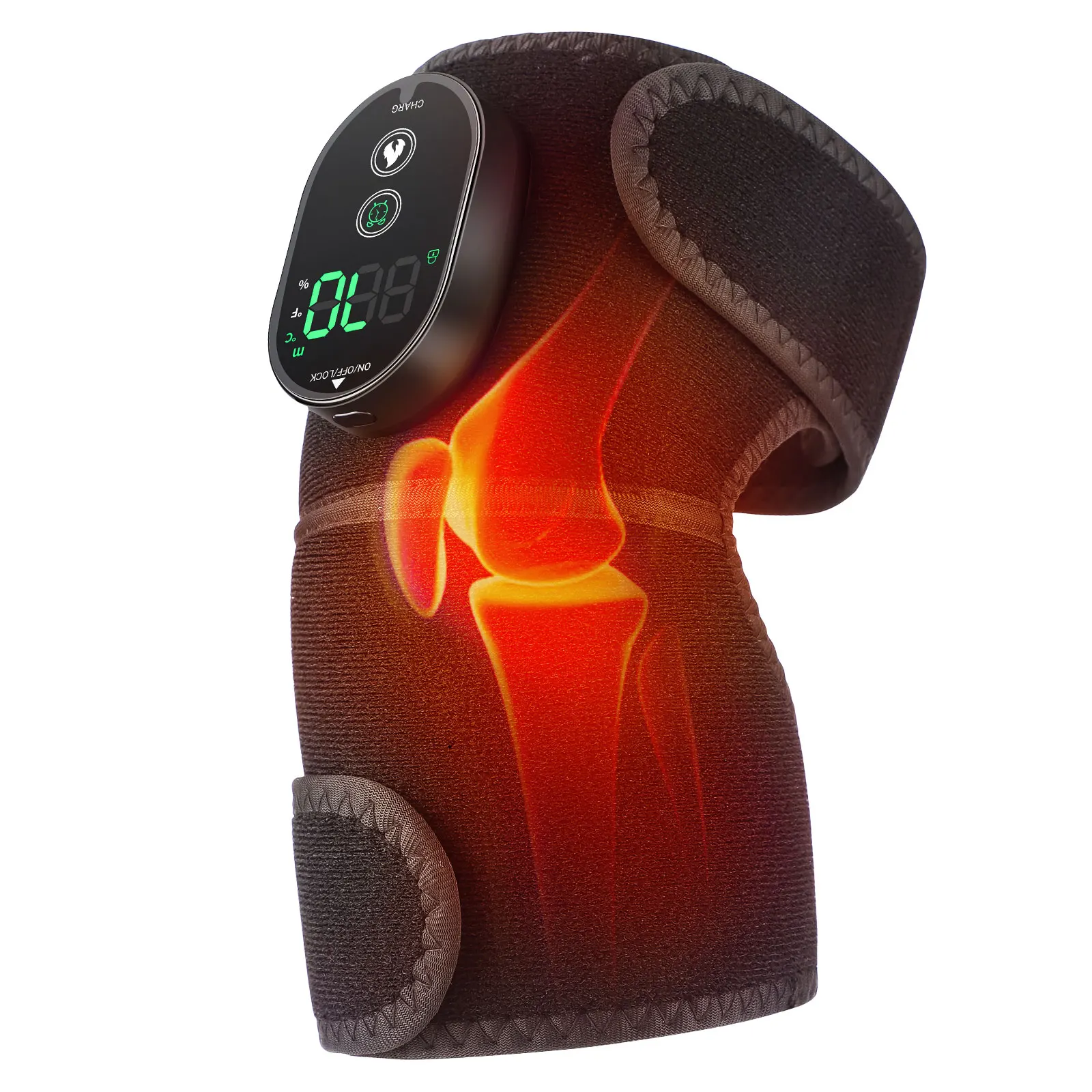 

Electric Knee Heating Pads Multifunctional Heated Shoulder Elbow Knee Pad Portable 6 Gear Hot Compress Knee Brace USB Charging