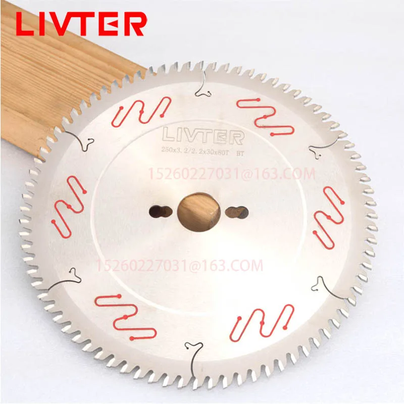 LIVTER panel sizing saw blade for Cutting Melamine-Faced Particleboard, Chipboard, and Compact Laminate Board - 96T, Durable