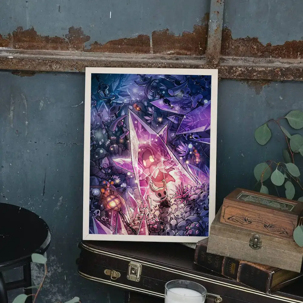 1pc Hot Popular Video Game Hollow Knight Poster High Quality Print Waterproof Wall Art Sticker For Bar Living Room Decor Gift