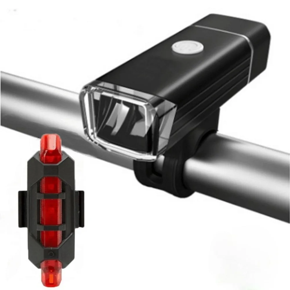 

Aluminum Alloy Car Headlight Riding Flashlight Accessories Bicycle Headlight USB Charging Strong Light Bicicleta Elétrica