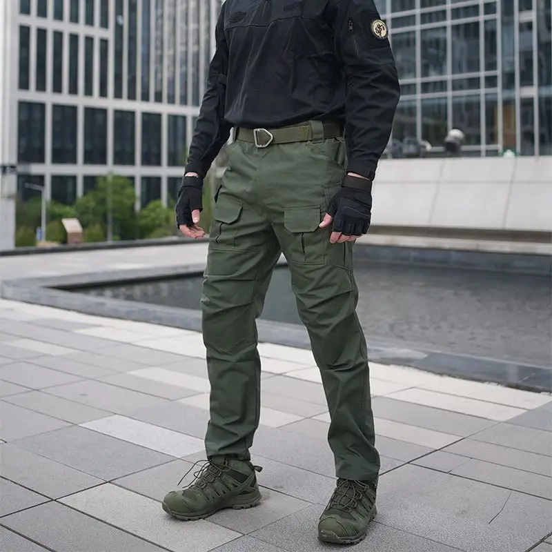 Executive Pants Spring Autumn Outdoor Tactical Men's Anti-splashing Overalls Urban Commuting Wear-resistant Training Trousers
