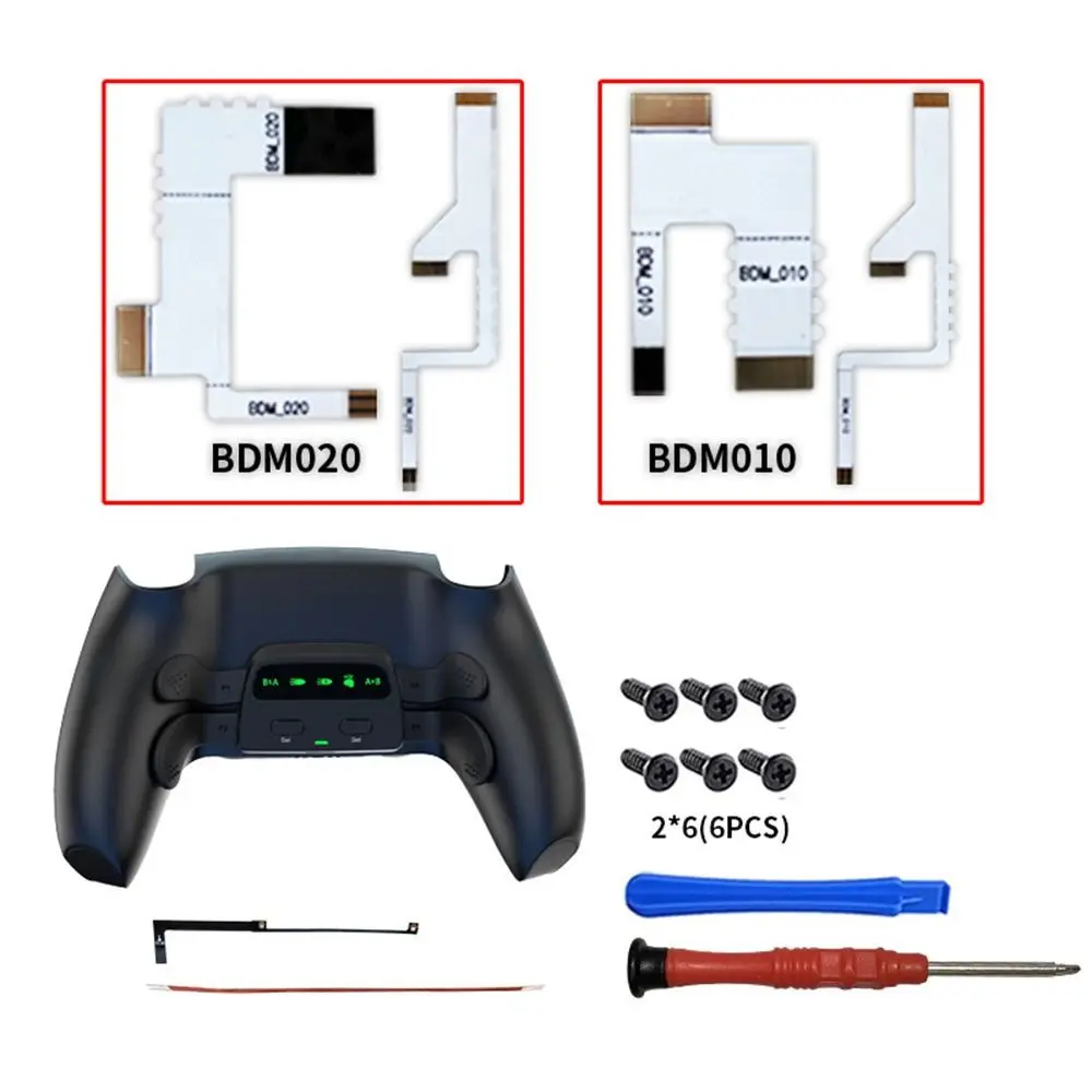 Immagine 5: Gamepad Professionale per Gaming con Pulsanti Posteriori Multifunzione, Estensione DIY Programmabile per Controller PS5