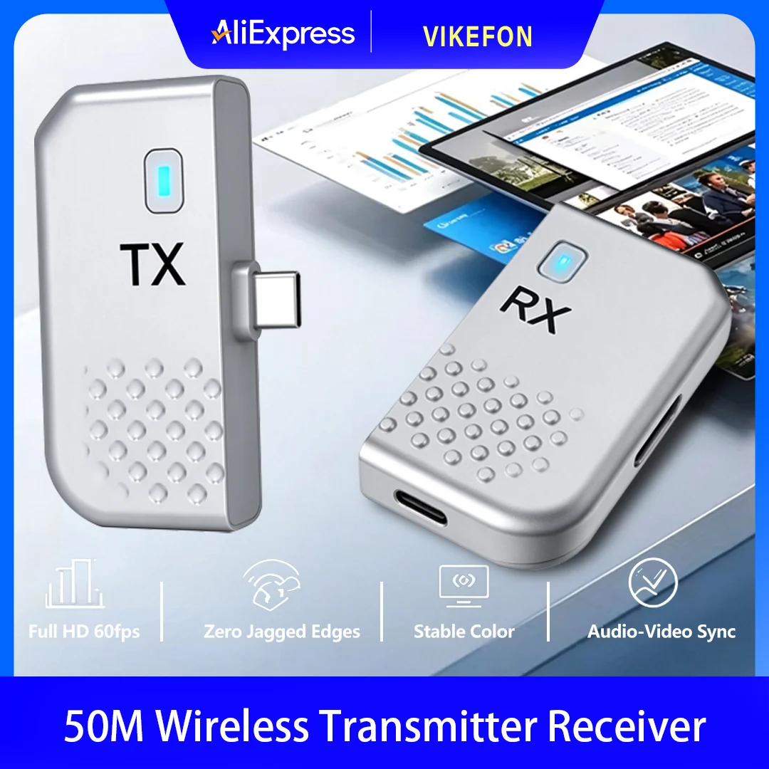 recepteur-sans-fil-compatible-hdmi-emetteur-de-type-c-avec-port-50m-resolution-1080p-60-hz-audio-sans-perte-pour-home-cinema-jeux-et-presentations