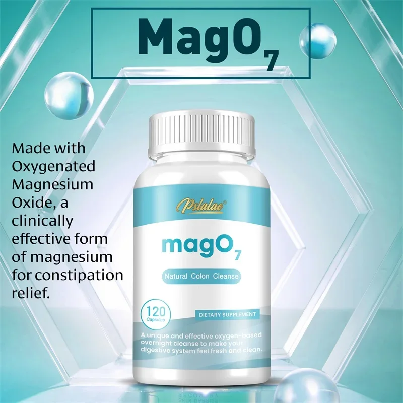 

MagO7 Supplement - Supports Colon Cleansing and Detoxification, Relieves Occasional Constipation, and Promotes Digestion