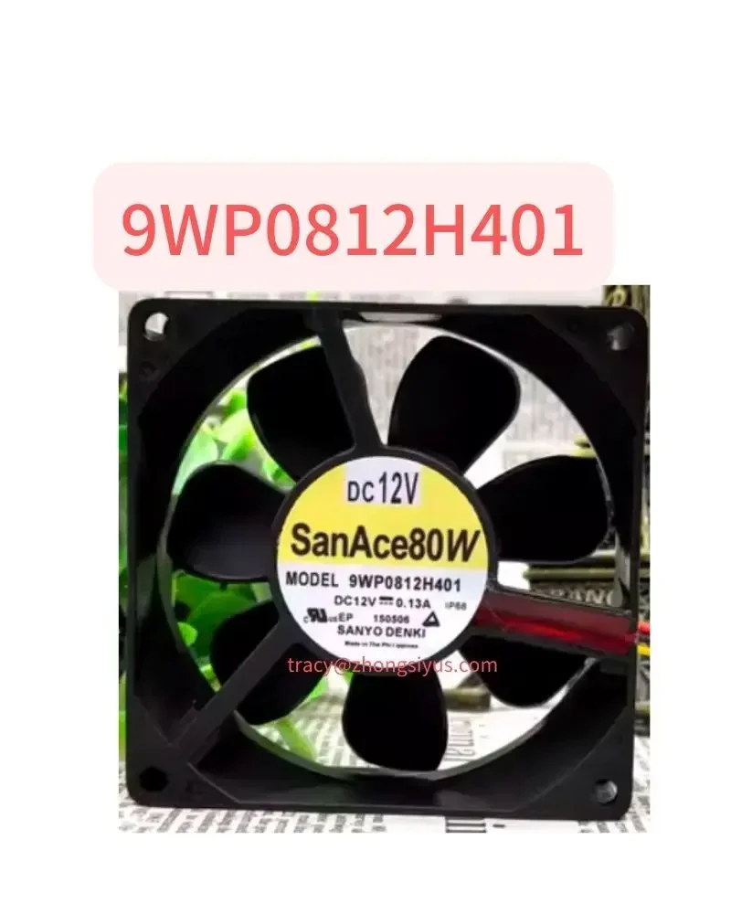 

Original genuine 9WP0812H401 3-wire speed measurement waterproof cooling fan 8025 12V 0.13A imported cooling fan