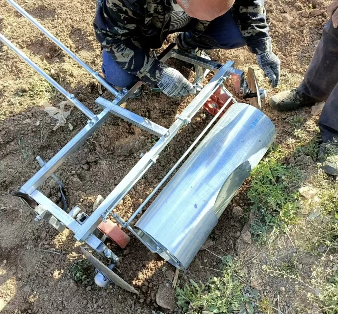 

Manual Miniature Agricultural Mulching Machine, Plastic Film Laying Machine, Roller-type Mulching Machine