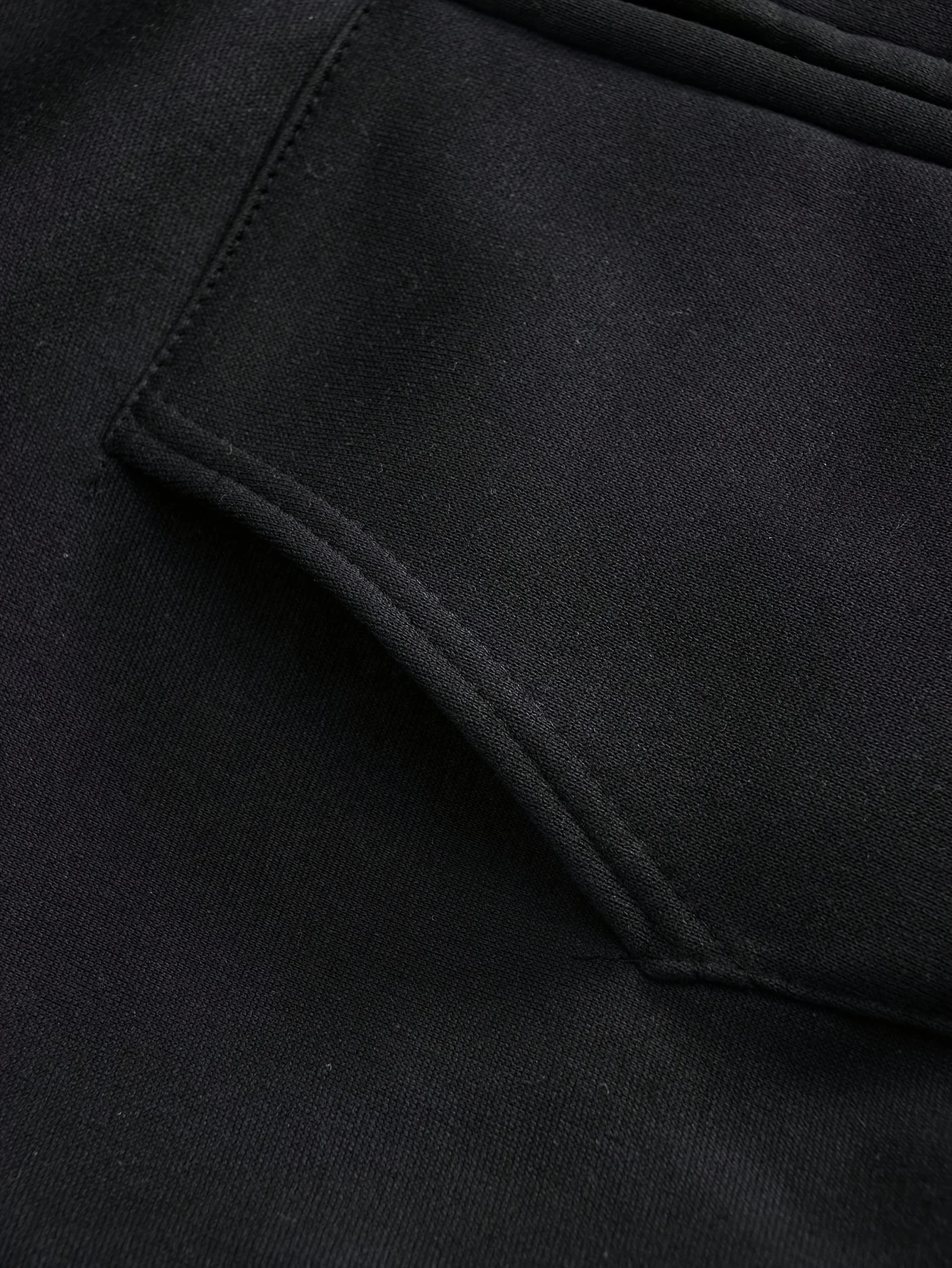 سويت شيرت رياضي فضفاض كاجوال بلون سادة متوسط الطول مع قلنسوة وأكمام طويلة للنساء في الخريف والشتاء #6