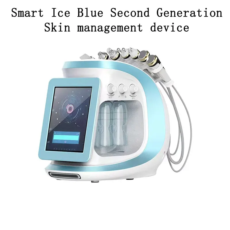 

Smart Ice Blue Second Generation Skin Management Device for Cleaning, Hydrating, Moisturizing, Massage, Home Beauty Salon Use