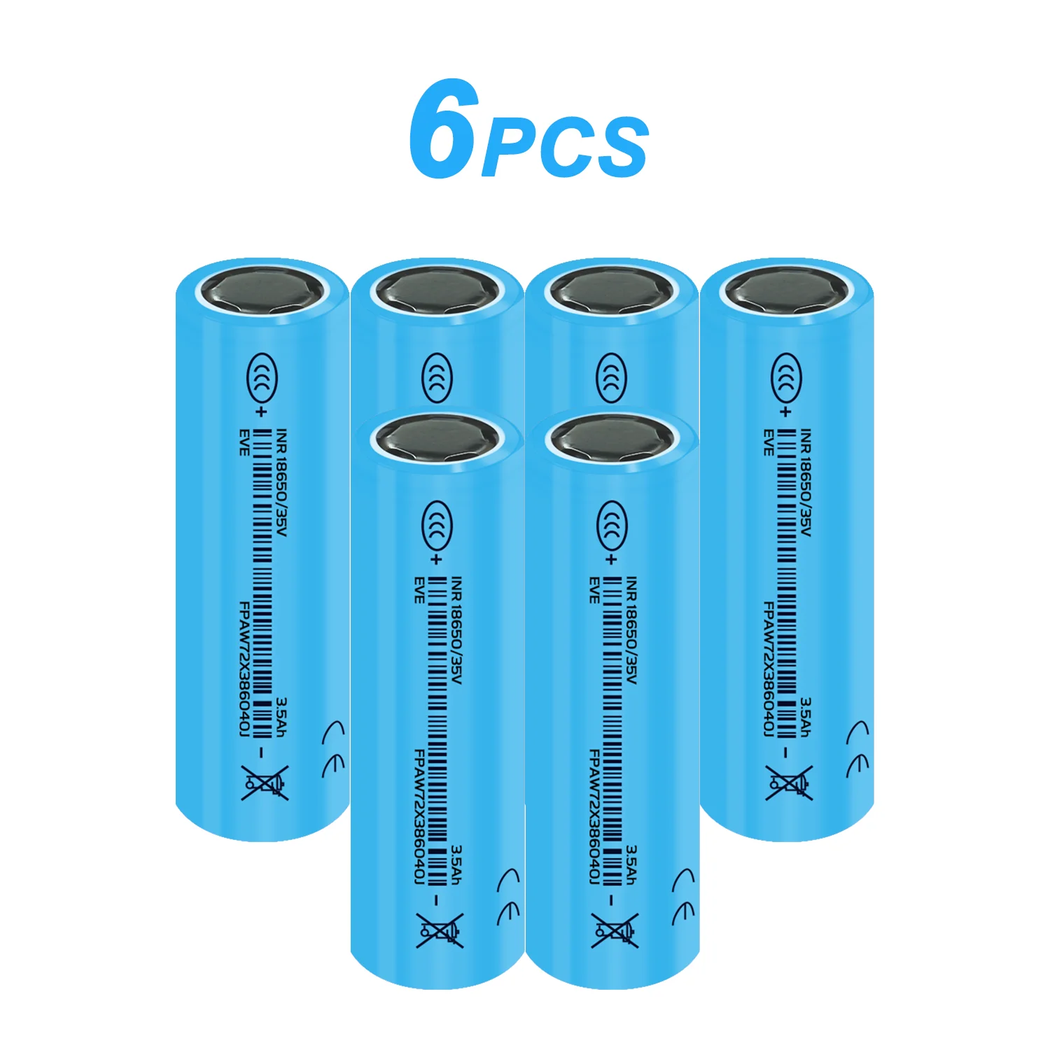 Nieuwe 2025 18650 lithiumbatterij 3500 mAh 3.7 V 10A INR18650 Real Capcity 3500 mAh High Power Zaklamp 18650 Oplaadbare Batterijen