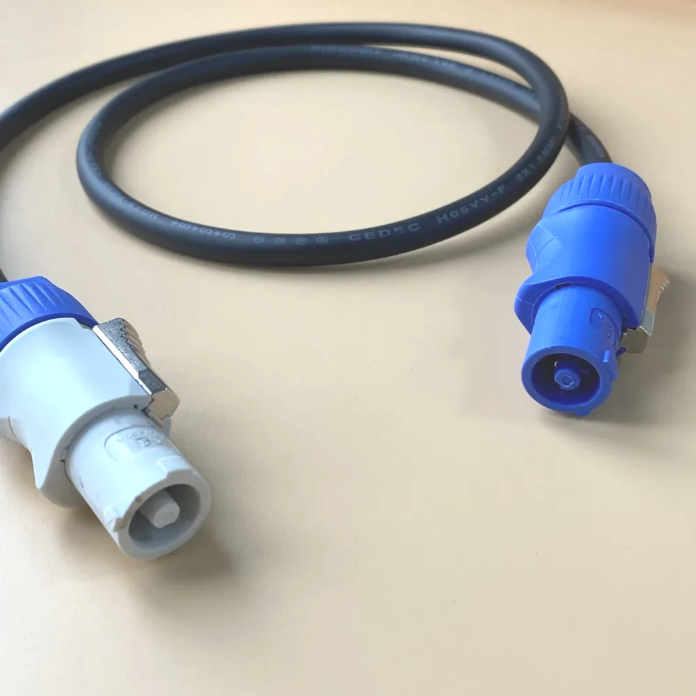 1M 2M Moving Head PowerCON Cable 3x1.5mm² AC Power Cable Extension Powercon IN/OUT Conversion Wire For Stage Lighting DJ Audio