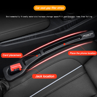 Car Seat Gap Filler Side Seam Plug Strip Leak-proof Filling Strip For Mazda Skyactiv 2 3 5 6 8 CX3 CX4 CX5 CX8 CX30 Accessories