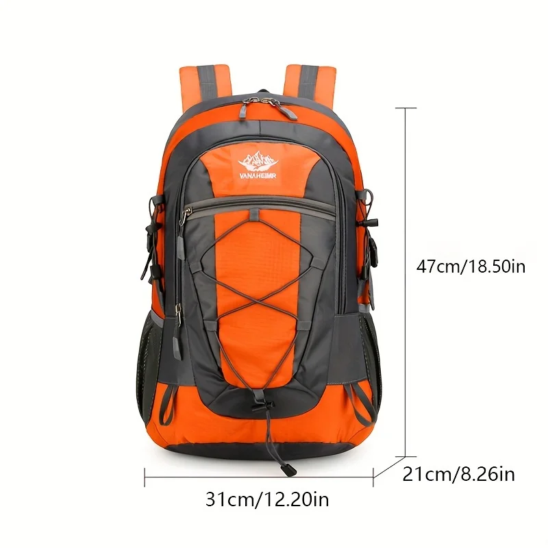 

Multi functional outdoor moutaineering bag, lightweight travel hiking luggage storage backpack, can fix hiking poles