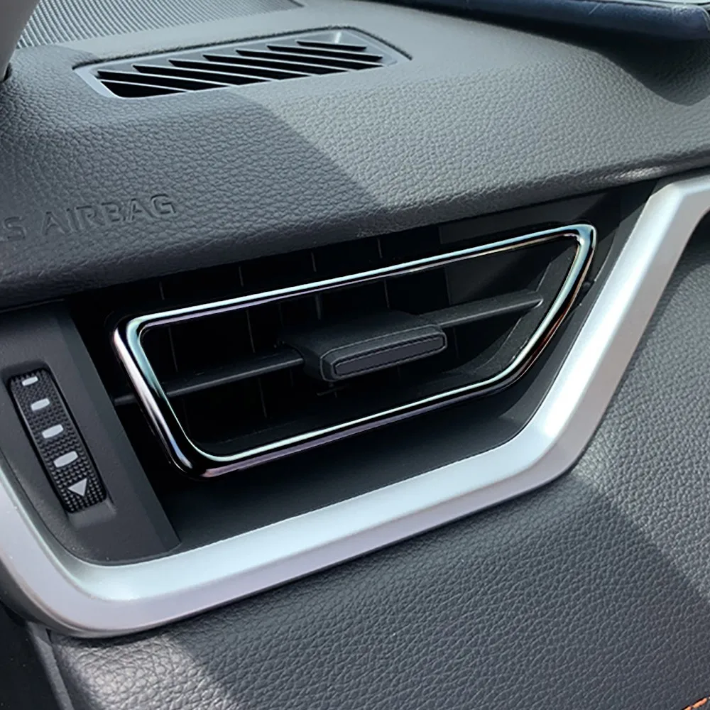 2pcs Air Outlet Cover Chrome Interior Trim Protection Right Hand Drive Car Styling Auto Accessories For Toyota Rav4 XA50 2019