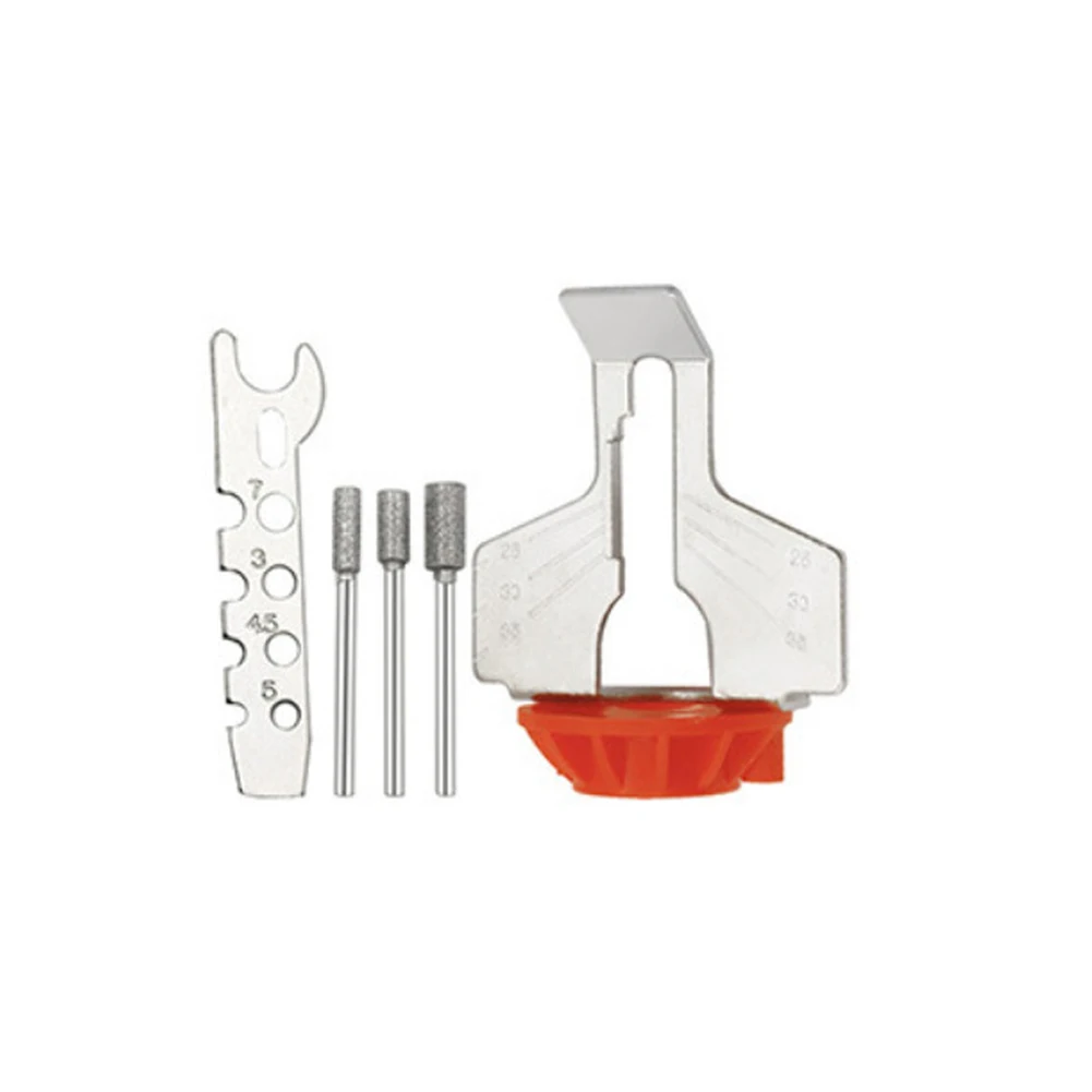 Chainsaw Sharpening Kit Electric Grinder Sharpening Polishing Attachment Set Chain Saw Tooth Sharpening Tool Drill Rotary Parts