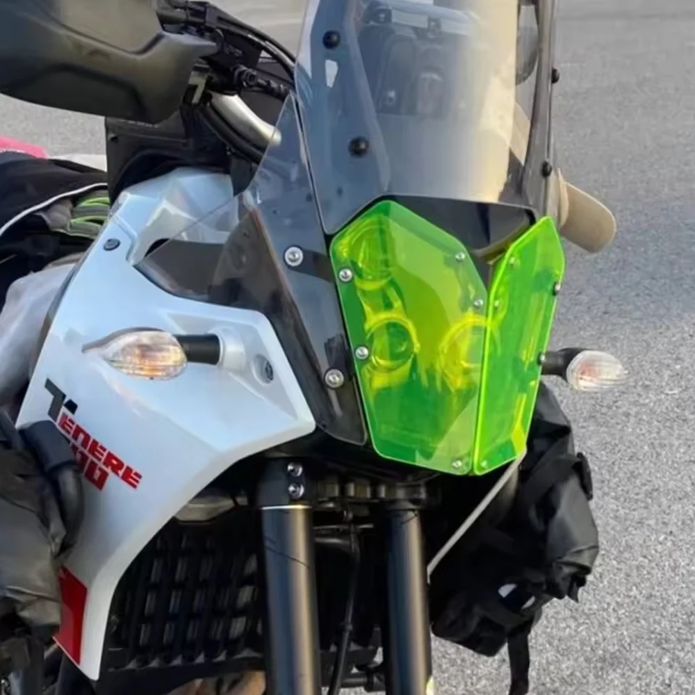 

For YAMAHA Tenere700 T7 XTZ 700 690 Tenere 700 World Raid Rally 2019 2020 2021 2022 2023 Headlight Light Guard Cover Protector
