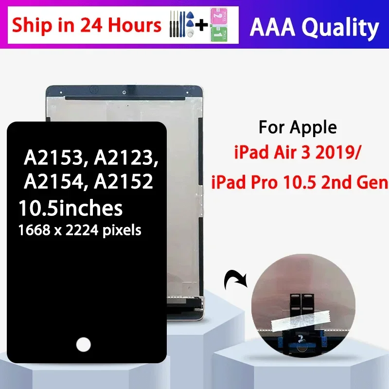 

A2152 A2123 A2153 A2154 Premium Lcd For iPad Air 3 2019 Display Touch Screen Digitizer For iPad Pro 10.5 2nd Gen LCD Display