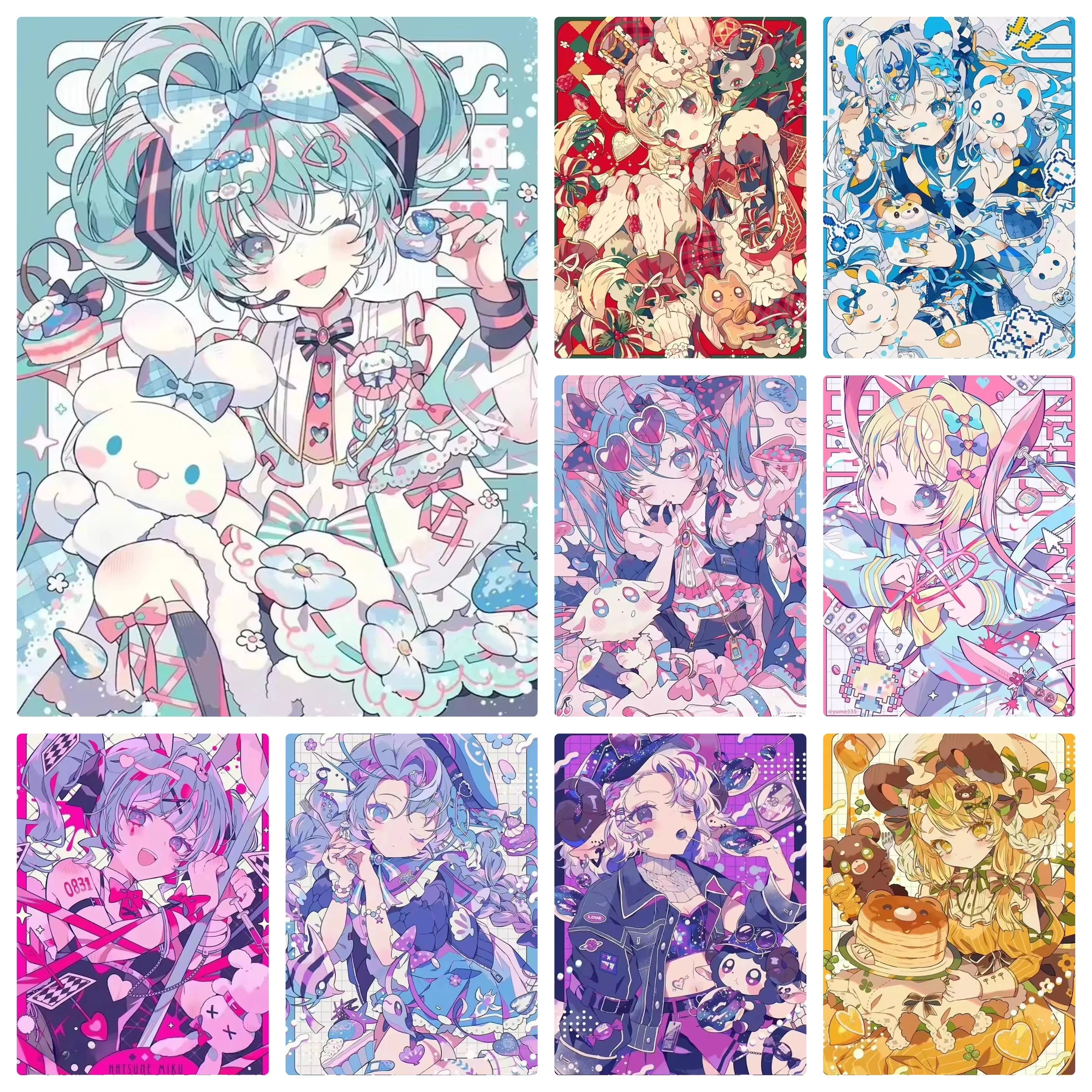 5D DIY Full Square&Round Diamond Painting Cute Cartoon Cool Girl Set Mosaic Art Home Decoration Gift for Living Room Bar