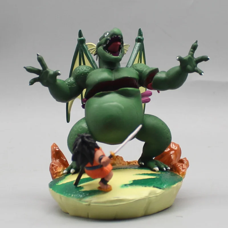 Dragon Ball Yajirobe VS Cymbal Anime Figure Cymbal Action Figurine PVC Statue Model Collection Desk Ornament Toy Halloween Gifts