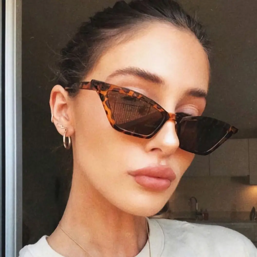 Fashion Vintage Cat Eye Sunglasses for Women Brand Designer Sun Glasses Summer Outdoor Sunshade Oculos De Sol UV400 Eyewear image 2