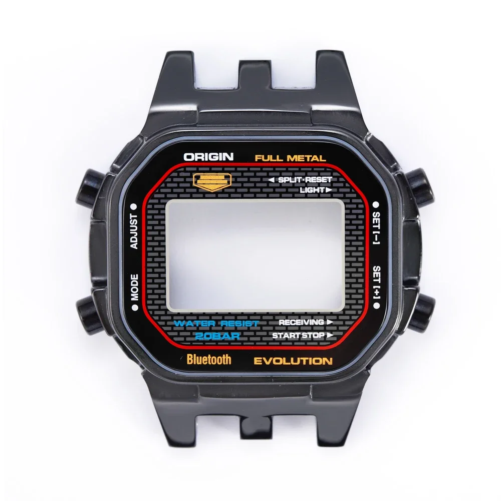 Csioak Mod Kit Watch Case for Module 3229 DW-5600 DW-5700 Series Fit GMW-B5000 Bezel & Case With Accessories