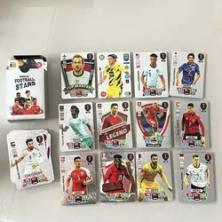 Cartes de stars de football de la tica, Top aq, World standardism, Messi Ronaldo Collection, Limited Gold, Silver, TCG, Kids Birthday Gifts, 55Pcs