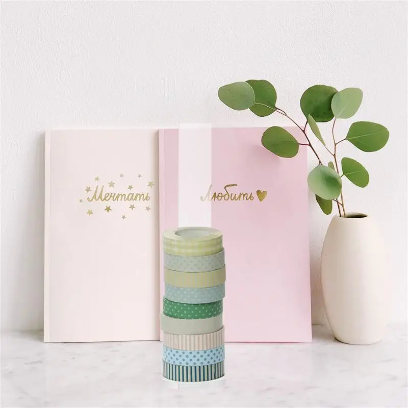 2 Sets Klebeband Rolle Display Racks Washi Band Halter Acryl durable Band Rolle Display lagerung stehen Racks band lagerung