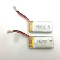 2PCS/Lot 3.7V 250mAh Lipo Battery for WLtoys V911S V966 RC Helicopter Spare Parts Accessories