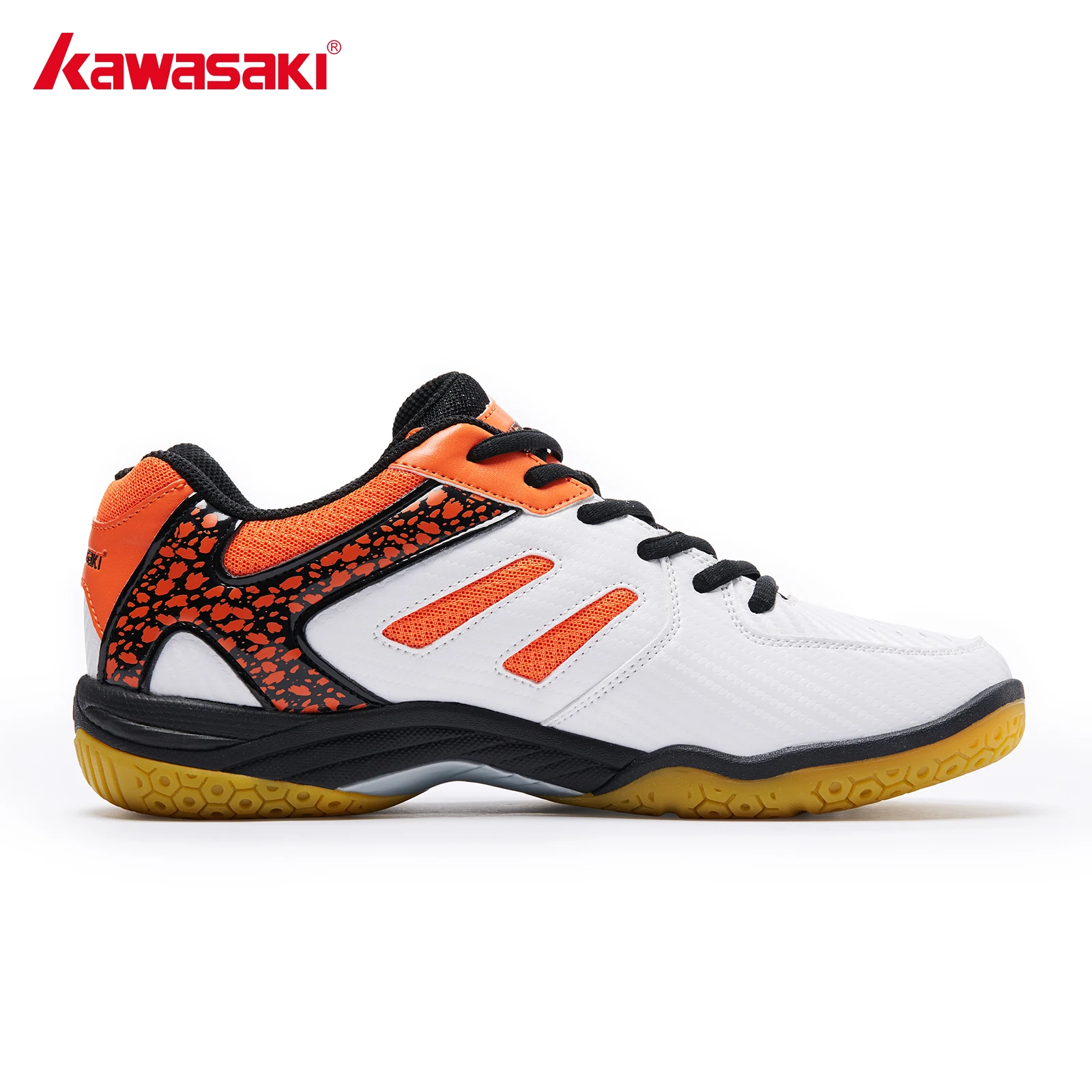 Zapatos de bádminton Kawasaki, zapatillas deportivas antideslizantes transpirables para hombres y mujeres, zapatillas de deporte K-063