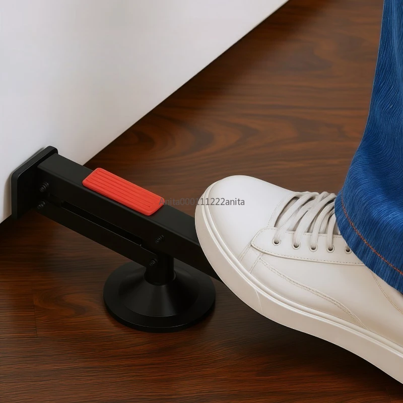 Heavy-Duty Manual Door Installation Tool - Ergonomic Handle Metal Door Lifter for Hardwood & Softwood , No Power Required