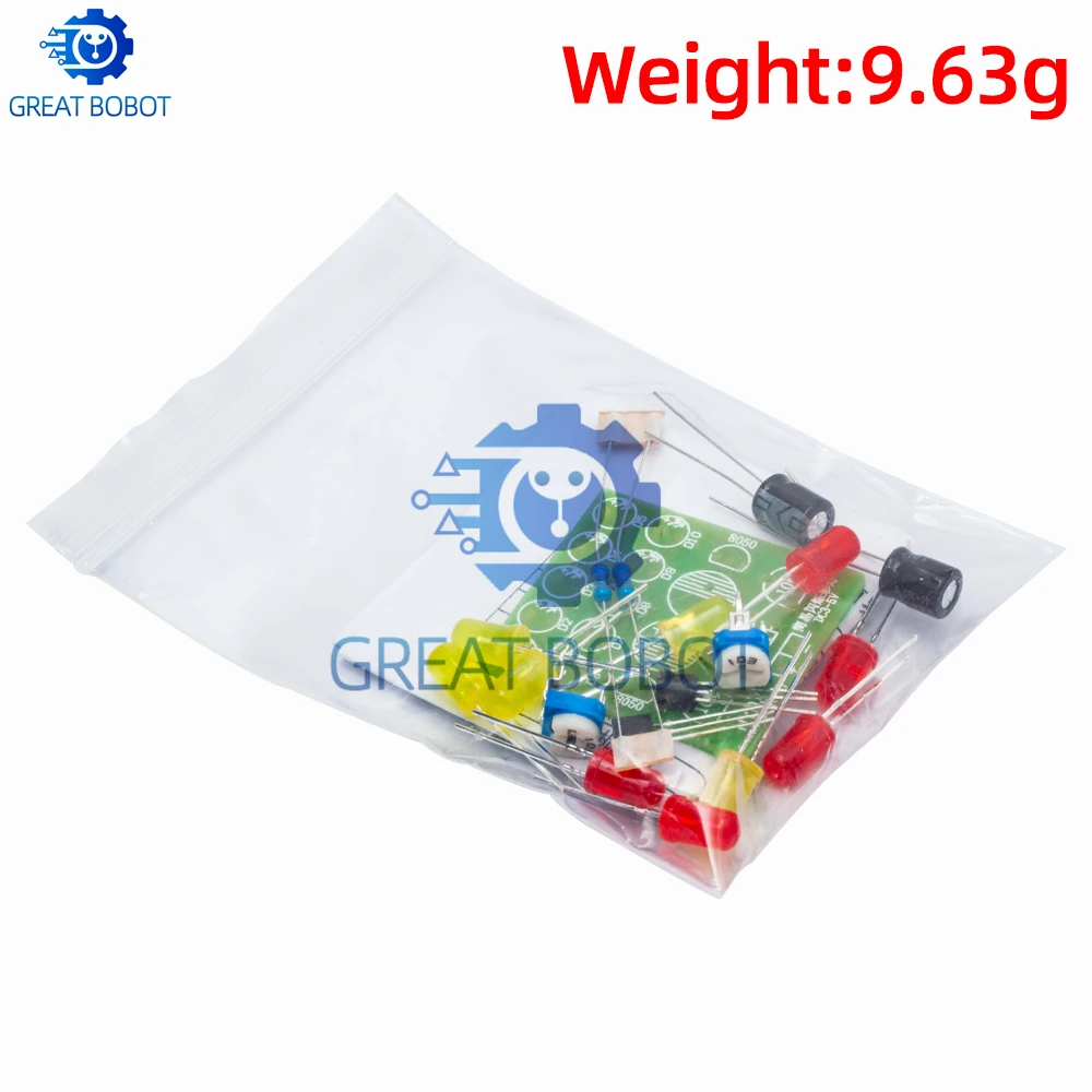 DIY RGB Advertising Light Kit, Red & Yellow Flasher Module with Circulating & Strobe Modes