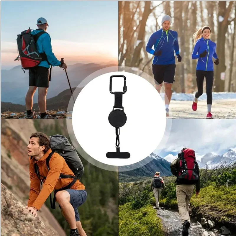 

ABML Retractable Anti-Theft Phone Holder Cellphone Lanyard Strap Smartphone Safetytether With Belt Clip Cellphone Lanyard