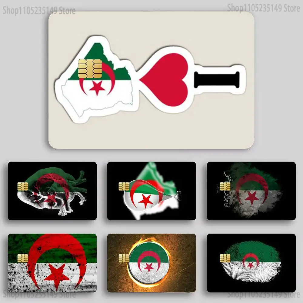 Algerian Algeria Card Sticker Diy Decorate Exquisite Bank Card Decals Patch Documents Birthday Gift