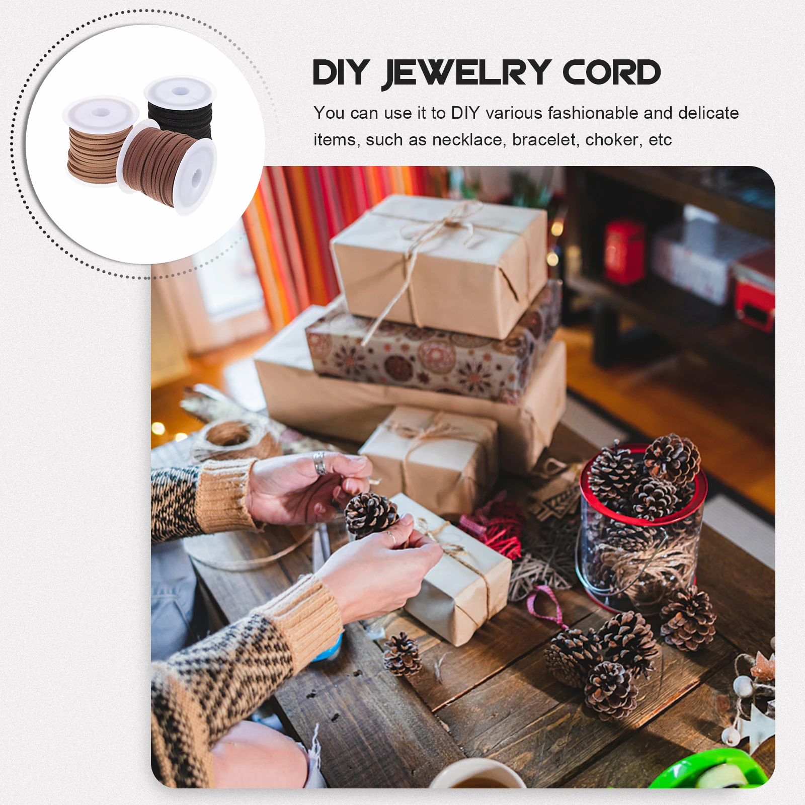 

3 Rolls Decorative Floral Ribbon Rose Gold Mesh Ribbon for Gift Wrapping Bowknot Party String DIY Ribbons Party Favor