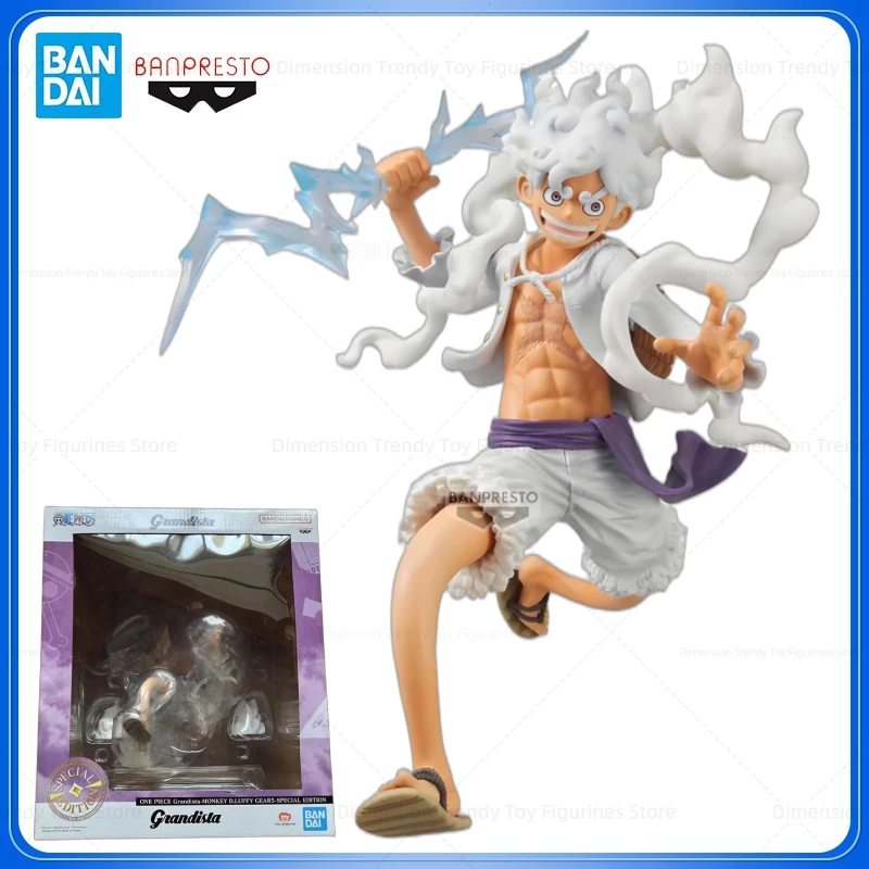 

В наличии: Оригинальная фигурка Bandai Banpresto Grandista Special Edition по аниме One Piece - Луффи Gear 5, модель из ПВХ, игрушка, подарок DT