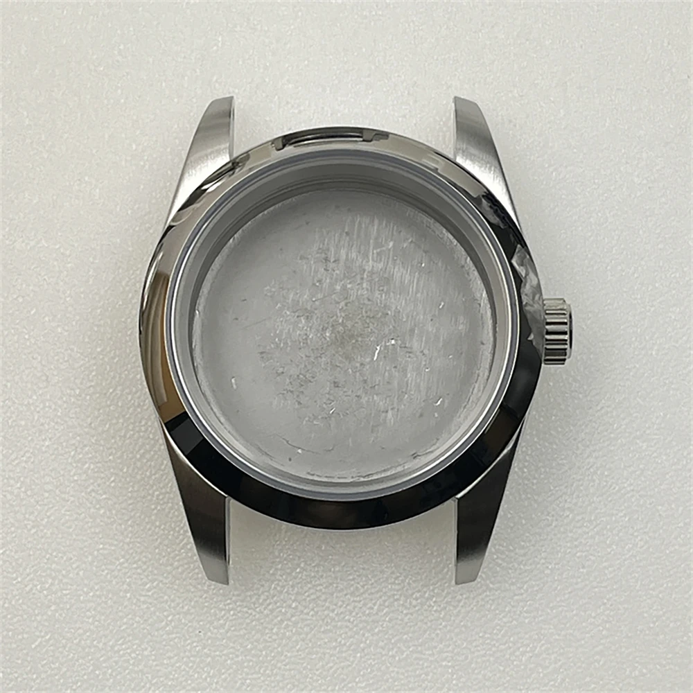 

36mm Couple Sapphire Waterproof Glass Steel Case For NH35A/NH36/4R35A/4R36A Movement Watch Mod Pats